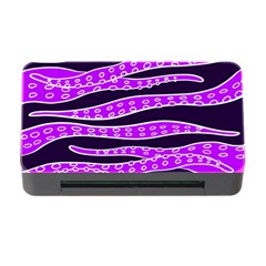 Purple Tentacles Memory Card Reader With Cf by jumpercat