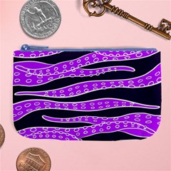 Purple Tentacles Large Coin Purse by jumpercat