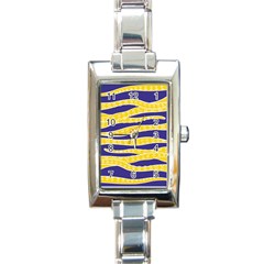 Yellow Tentacles Rectangle Italian Charm Watch by jumpercat