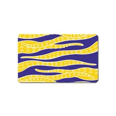 Yellow Tentacles Magnet (name Card) by jumpercat