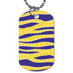 Yellow Tentacles Dog Tag (one Side) by jumpercat