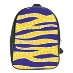 Yellow Tentacles School Bag (XL) Front