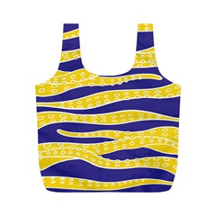 Yellow Tentacles Full Print Recycle Bags (m)  by jumpercat