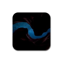 Abstract Adult Art Blur Color Rubber Square Coaster (4 Pack)  by Nexatart