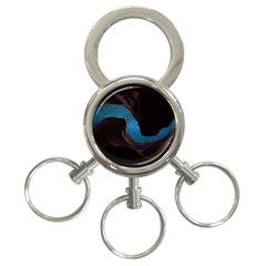 Abstract Adult Art Blur Color 3-ring Key Chains by Nexatart