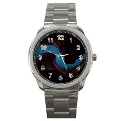 Abstract Adult Art Blur Color Sport Metal Watch by Nexatart