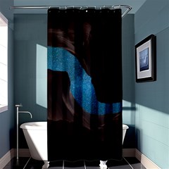 Abstract Adult Art Blur Color Shower Curtain 36  X 72  (stall)  by Nexatart