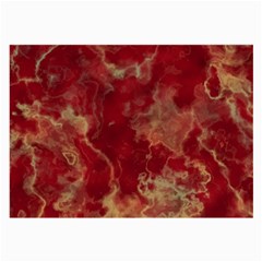 Marble Red Yellow Background Large Glasses Cloth by Nexatart