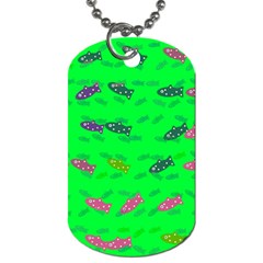 Fish Aquarium Underwater World Dog Tag (two Sides) by Nexatart