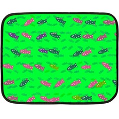 Fish Aquarium Underwater World Fleece Blanket (mini) by Nexatart