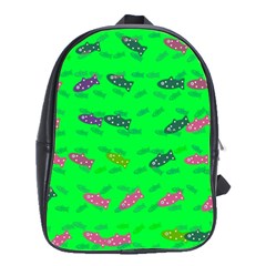 Fish Aquarium Underwater World School Bag (large) by Nexatart