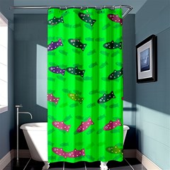 Fish Aquarium Underwater World Shower Curtain 36  X 72  (stall)  by Nexatart