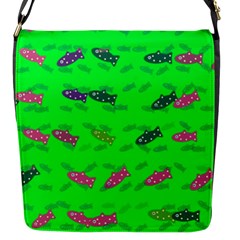 Fish Aquarium Underwater World Flap Messenger Bag (s) by Nexatart