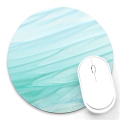 Texture Seawall Ink Wall Painting Round Mousepads by Nexatart