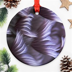 Sea Worm Under Water Abstract Ornament (round) by Nexatart