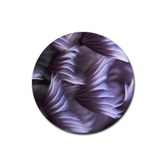 Sea Worm Under Water Abstract Rubber Coaster (round)  by Nexatart