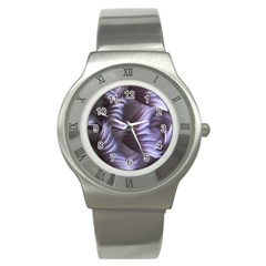 Sea Worm Under Water Abstract Stainless Steel Watch by Nexatart