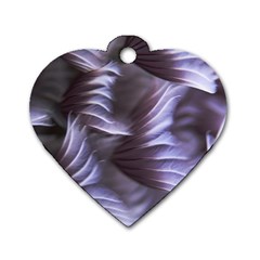 Sea Worm Under Water Abstract Dog Tag Heart (one Side) by Nexatart