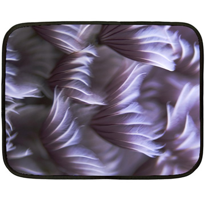 Sea Worm Under Water Abstract Double Sided Fleece Blanket (Mini) 