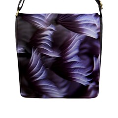 Sea Worm Under Water Abstract Flap Messenger Bag (l)  by Nexatart