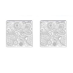 Ornament Vector Retro Cufflinks (square) by Nexatart