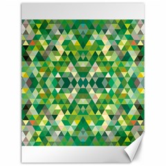 Forest Abstract Geometry Background Canvas 12  X 16   by Nexatart