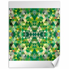 Forest Abstract Geometry Background Canvas 18  X 24   by Nexatart