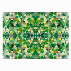 Forest Abstract Geometry Background Large Glasses Cloth by Nexatart