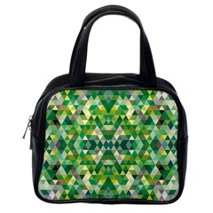 Forest Abstract Geometry Background Classic Handbags (one Side) by Nexatart