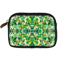 Forest Abstract Geometry Background Digital Camera Cases by Nexatart