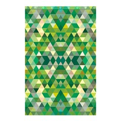 Forest Abstract Geometry Background Shower Curtain 48  X 72  (small)  by Nexatart