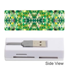 Forest Abstract Geometry Background Memory Card Reader (stick) 