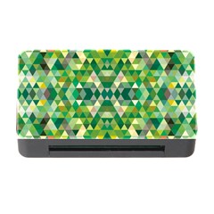 Forest Abstract Geometry Background Memory Card Reader With Cf by Nexatart