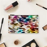 Background Wall Art Abstract Cosmetic Bag (Small)  Front