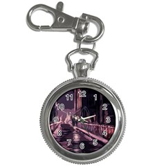 Texture Abstract Background City Key Chain Watches by Nexatart