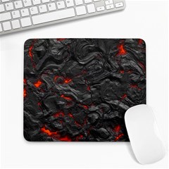 Rock Volcanic Hot Lava Burn Boil Large Mousepads by Nexatart