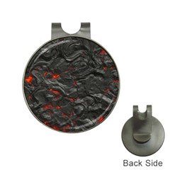 Rock Volcanic Hot Lava Burn Boil Hat Clips With Golf Markers by Nexatart