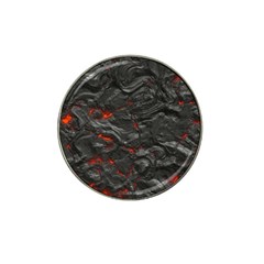 Rock Volcanic Hot Lava Burn Boil Hat Clip Ball Marker (4 Pack) by Nexatart