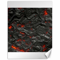 Rock Volcanic Hot Lava Burn Boil Canvas 12  X 16   by Nexatart