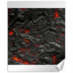 Rock Volcanic Hot Lava Burn Boil Canvas 16  X 20   by Nexatart