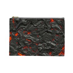 Rock Volcanic Hot Lava Burn Boil Cosmetic Bag (large)  by Nexatart