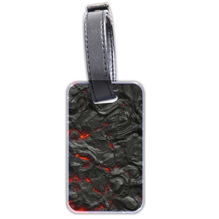 Rock Volcanic Hot Lava Burn Boil Luggage Tags (Two Sides)