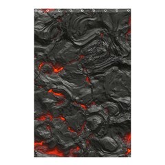 Rock Volcanic Hot Lava Burn Boil Shower Curtain 48  X 72  (small)  by Nexatart