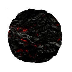 Rock Volcanic Hot Lava Burn Boil Standard 15  Premium Round Cushions by Nexatart