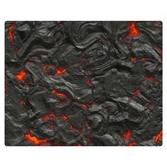 Rock Volcanic Hot Lava Burn Boil Double Sided Flano Blanket (medium)  by Nexatart