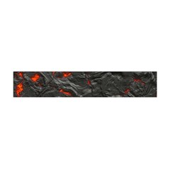 Rock Volcanic Hot Lava Burn Boil Flano Scarf (mini) by Nexatart