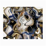 Time Abstract Dali Symbol Warp Small Glasses Cloth Front