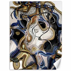 Time Abstract Dali Symbol Warp Canvas 36  X 48   by Nexatart