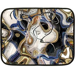 Time Abstract Dali Symbol Warp Fleece Blanket (mini) by Nexatart