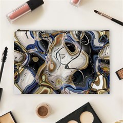 Time Abstract Dali Symbol Warp Cosmetic Bag (large)  by Nexatart